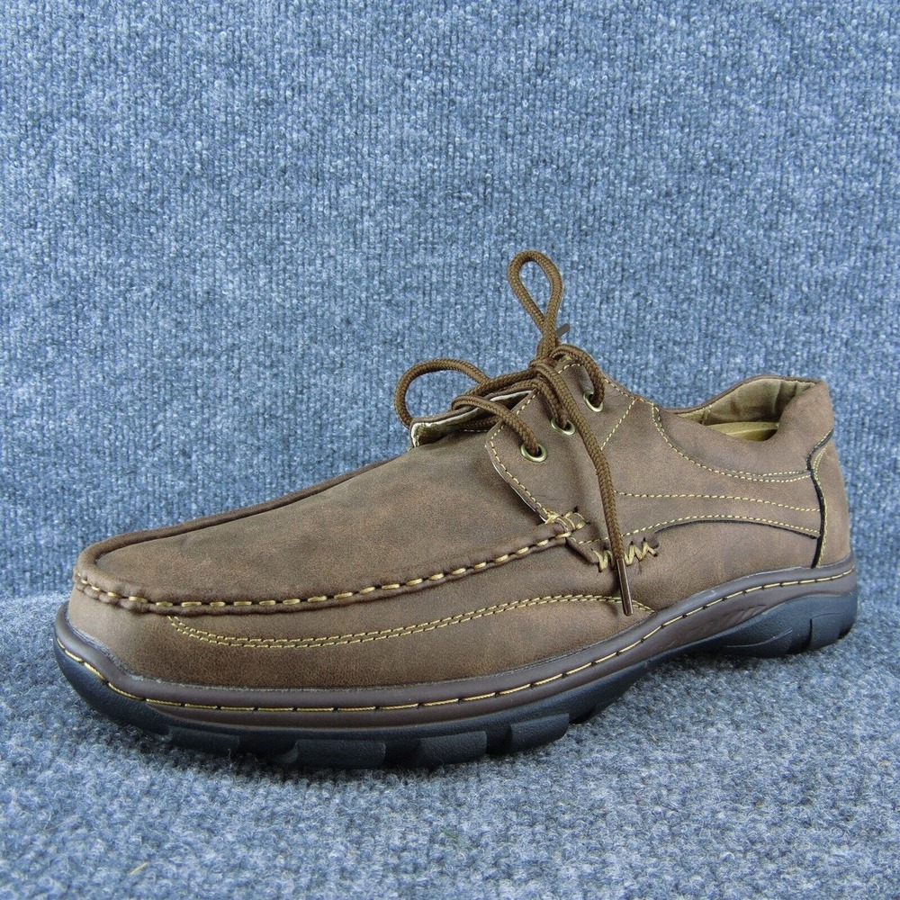 Jaxson Men Sneaker Shoes Brown Synthetic‎ Lace Up Size 12 Medium